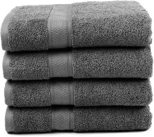 Serviette de bain personnalisée pour hôtel, 100% coton, 30cm x 50cm, fabriquée par le Pakistan - Product Image 1