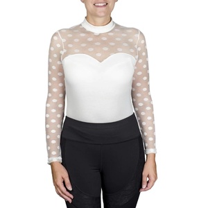 Joxar Ladies Spicy Girl Ginger Camisa ecuestre de alta calidad de manga larga Ropa de equitación Cómoda y elegante - Product Image 3