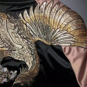 Chaqueta bordada de lujo Hombres lisos Sukajan Yokosuka Recuerdo Primavera y otoño Chaquetas sueltas finas - Product Image 5