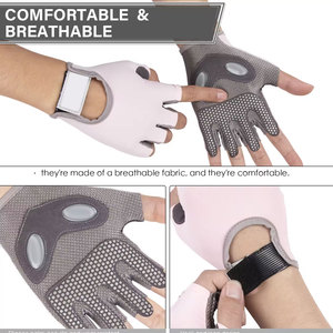 Gants de musculation en cuir de couleur personnalisée à demi-doigts, vente chaude, hommes, 2026, gants de musculation - Product Image 4