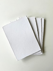 Hecho a mano A4 blanco 300gsm algodón trapo papel Deckle Edge estilo de caja con impresión UV/Offset Premium Fairy Design artesanías de papel - Product Image 3