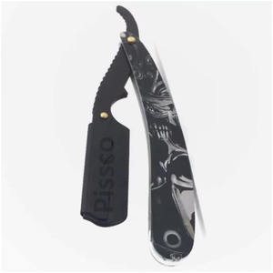 Rasoirs de rasage pour hommes, rasoir manuel en acier inoxydable, rasoir de sécurité à bord droit, rasoir pliable pour barbe, rasoir de barbier - Product Image 6