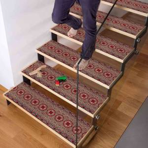 Geometric Pattern Printed Rug, Modern Kilim Design Stair Decor, Ethnic Printed Rug,Goblen - Product Image 1