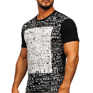 Gran oferta de camisetas de sublimación para hombre, Camiseta 100% de poliéster transpirable de secado rápido, camiseta personalizada de peso pesado para hombre - Product Image 3