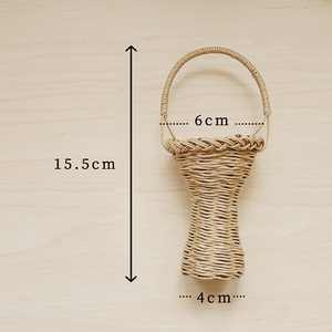 Nouveauté mini vase à fleurs en rotin fait main naturel pour la décoration de la maison fabriqué au Vietnam vente en gros meilleure vente - Product Image 5