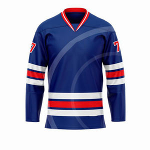 เสื้อเจอร์ซีย์สำหรับผู้ใหญ่เสื้อทีมฮ็อกกี้น้ำแข็งแบบระเหิดออกแบบได้ตามต้องการแบบ2024 - Product Image 6