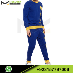 Vente en gros Logo personnalisé Ensembles de survêtements de jogging décontractés pour hommes de couleur unie Survêtements pour hommes Conception personnalisée - Product Image 4