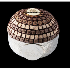 Bol à chocolat en métal martelé, plaqué nickel, design élégant, bol à bonbons haut de gamme, nouveau bol à chocolat de luxe, best-seller - Product Image 2