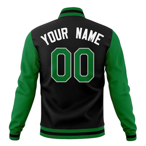 Chaqueta de béisbol universitaria personalizada transpirable ligera, chaqueta cortavientos Bomber con letras divididas, chaqueta ligera para adultos y jóvenes - Product Image 2