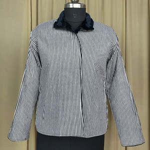 เสื้อคลุมโค้ทกำมะหยี่สีดำปักลายดอกไม้สไตล์โบฮีเมียนย้อนยุค ฟรีไซส์ แขนยาว ปักมือ ลายซูซานี เปิดด้านหน้า สำหรับฤดูหนาว - Product Image 4