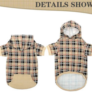 Sweat à capuche personnalisé pour chien vêtements personnalisés avec nom et numéro d'animaux pull doux chiot chiens chemise costume pour animaux de compagnie avec chapeau sweats à capuche - Product Image 2