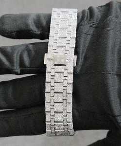 Luxury Business VVS Moissanite Diamond Iced Automatic Mechanical Watch Men Miyota Movement Stainless Steel Band Glass - Product Image 5