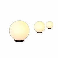 Lampe de sol sphérique creuse pour extérieur, écran LED, intensité variable, indice de protection IP65, pour éclairage de jardin, cour et place publique