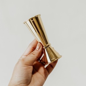 Jigger à poignée en métal doré marbré Meilleur vendeur Acier inoxydable 304 Jigger à barre Jigger avec poignée Outil de mesure Prix bon marché 2023 - Product Image 5