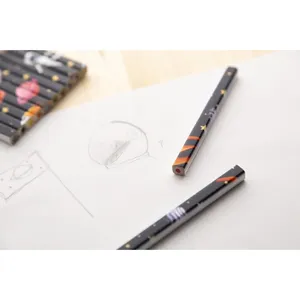 Ensemble de 12 crayons personnalisés Printcil, crayons de couleur pour merchandising - Product Image 3