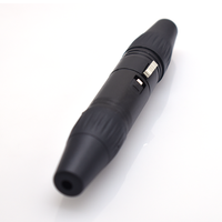 Équipement Audio Vidéo Professionnel Cannon Plug 3-Core XLR Mâle et Femelle Connecteur Audio à Broche en Cuivre Plaqué Argent