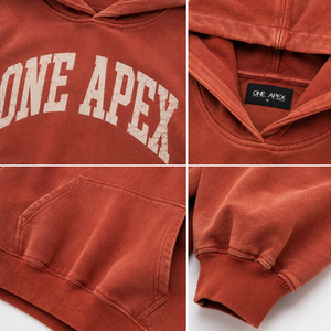 เสื้อฮู้ดโอเวอร์ไซส์สำหรับผู้หญิง ONE APEX ผ้าฟลีซพรีเมียมเนื้อหนานุ่ม ระบายอากาศได้ดี ซับในอย่างดี ล้างสีแบบแอซิดวอช เหมาะสำหรับใส่ในฤดูหนาว สไตล์สตรีทแวร์ - Product Image 4