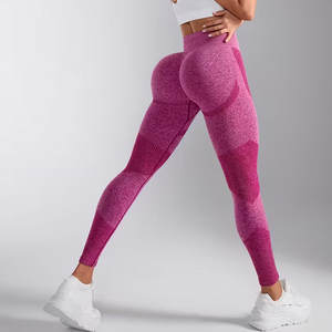 Best Selling <b>Women</b> <b>Yoga</b> <b>Pants</b> Premium Quality Elastic Waist Print Customizable Four-Way Stretch Spandex/Nylon Wholesale - Product Image 3