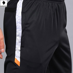 เสื้อกีฬาเอวยางยืดแบบลำลองของผู้ชายเสื้อออกกำลังกายกางเกงสไตล์หน้าแบนสำหรับฟุตบอลคลับชุดวอร์มกลางแจ้ง - Product Image 5