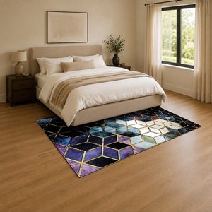 <b>RUGS</b> DEPOT LXDP-0500 Wholesale Charcoal Grey Ethnic Kilim Digital Printed Machine Washable Chenille Area <b>Rug</b> <b>Non</b> <b>Slip</b> - Product Image 3