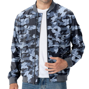 Chaqueta Bomber Elegante para Hombre, de Alta Calidad, Impermeable, Cortavientos, con Cuello Alto, Cierre Formal, Ropa Exterior al por Mayor - Product Image 3