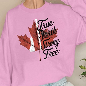 เสื้อกันหนาวผู้หญิงภาพประกอบใบเมเปิ้ลสีแดง - Product Image 2