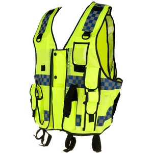 Suministro directo de fábrica Construcción personalizada Chaleco de alta visibilidad 100% Poliéster Chaleco DE SEGURIDAD reflectante - Product Image 2