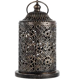 Nuevo FAROL DE Metal decorativo de estilo marroquí para el hogar, sala de estar, interior, decoración de Halloween, farol clásico para el hogar - Product Image 3
