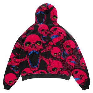 Meilleure vente tendance poids lourd 100% coton pull à capuche surdimensionné hommes épais personnalisé 500 Gsm confortable Vintage sweats à capuche - Product Image 5