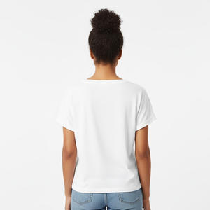 Surdimensionné femmes t-shirt mode coton à manches courtes décontracté haut d'été confortable doux t-shirt pour Streetwear et Gym - Product Image 3