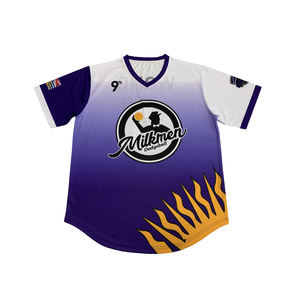 Jersey de béisbol personalizado al por mayor ropa de equipo de sublimación barata para jugadores de béisbol y sóftbol diseño propio para jugadores - Product Image 3