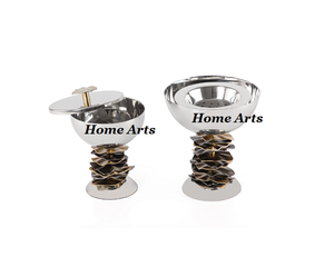 หัวเผาทำจากสเตนเลสสีทองฐานเรซินจากดีไซเนอร์ - Product Image 5