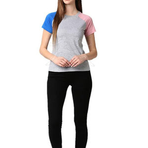 T-shirts pour femmes Séchage rapide Haute qualité 100% coton T-shirt pour femmes vierge Respirant Manches courtes T-shirts pour femmes Personnalisés - Product Image 4