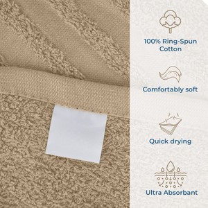 100% Cotton Low MOQ Soft High Quality Quick-dry Compressed Eco-Friendly 400-800 GSM Terry Hand/Face/Bath Towel Bath Sheet - Product Image 2