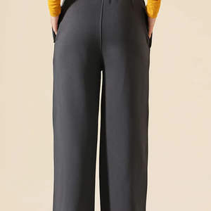 Pantalons d'hiver pour femmes grandes tailles, taille mi-haute, décontractés, coupe ample, 100% coton, séchage rapide, respirant - Product Image 4