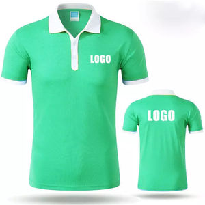 Venta al por mayor OEM algodón Golf Polo camisa en blanco bordado de alta calidad personalizado cuello alto polos de los hombres - Product Image 2