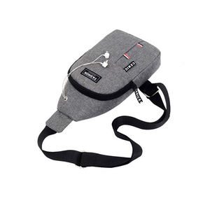 Fac Sales Bolsos de pecho de gran capacidad para hombres Poliéster duradero Impermeable Ligero Logotipo personalizado Impresión Moda Estilo de negocios Verano - Product Image 2