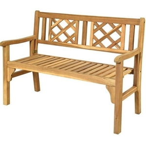 <span class=keywords><strong>2</strong></span>人乗りのチークガーデンベンチモルディブにインスパイアされたデザインの快適さとスタイルのガーデンチェア - Product Image 5