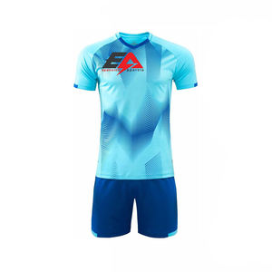 Kit d'uniformes de sublimation en gros maillots de football français ensemble de maillots et shorts de football réversibles uniformes de sports de plein air - Product Image 1
