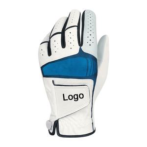 Guantes de golf de microfibra personalizados de calidad superior para hombres Transpirable Antideslizante Partícula Palma Material de cuero popular para golfistas - Product Image 4