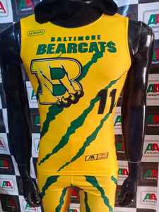 Personalizado 7v7 bandera fútbol americano Jersey conjunto transpirable sin mangas pantalones cortos práctica desgaste para jóvenes adultos hombres mujeres XXL tamaño - Product Image 6