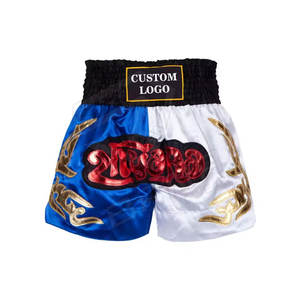 Pantalones cortos de MMA estampados de diseño personalizado de la mejor calidad para niños OEM Casual Stretch Fighting/Training Jim Shorts para boxeo - Product Image 2