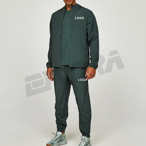 ชุดวอร์มมีซิปสำหรับผู้ชาย, ใหม่สวมใส่สบายเหมาะสำหรับใส่ไปยิมวิ่งและวิ่งออกกำลังกายสไตล์นักกีฬาที่ทันสมัยให้ความรู้สึกนุ่มนวลและให้ความรู้สึกสปอร์ตบนท้องถนน - Product Image 1