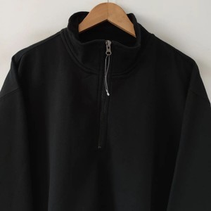 100% coton demi-fermeture éclair sweat sur mesure avec broderie et impression Logo rester au chaud et confortable pour la saison d'automne - Product Image 2