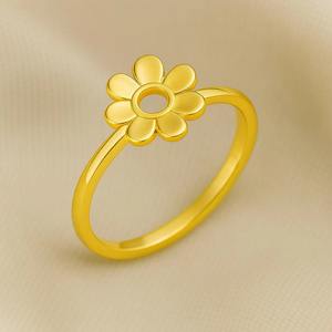 Bague fleur en argent sterling Dainty Floral Band Minimalist Nature Inspired Jewelry For Women Handmade 925 Silver Stackable Ring - Product Image 3