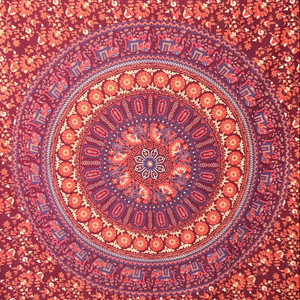 Tapiz de Mandala, tapiz de Mandala, bohemio, colcha india de algodón para colgar en la pared, lote al por mayor - Product Image 1