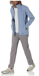 Meilleures ventes de Offres Spéciales d'hiver respirante à col montant avec fermeture à glissière complète et logo OEM Vestes pour hommes en polaire à fermeture à glissière complète du Bangladesh - Product Image 6