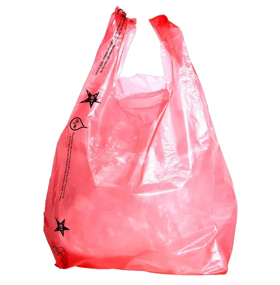 뜨거운 비닐 봉투 오염 봉투 일 가정용 포장 상품 회수 비닐 t 셔츠 가방 저렴한 가격