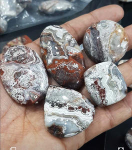 High Quality Crazy Lase Agate <b>Stones</b> Smooth Loose Gems for Fashion Jewellery - Product Image 1