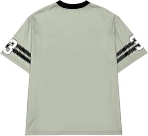 Camiseta de Fútbol Americano de Jesús Cristo, Cuello en V, Malla Transpirable, Unisex, Adulto, Manga Corta, Impresión Sublimada, Nombre del Equipo Personalizado - Product Image 2